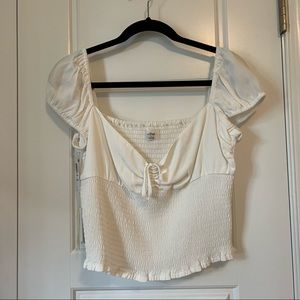 Aritzia wilfred sojurn top white